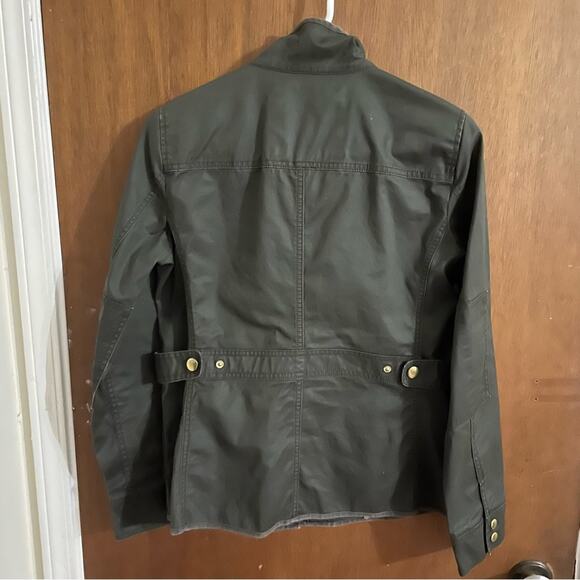 J Crew waxed twill jacket Olive green - Picture 5 of 11